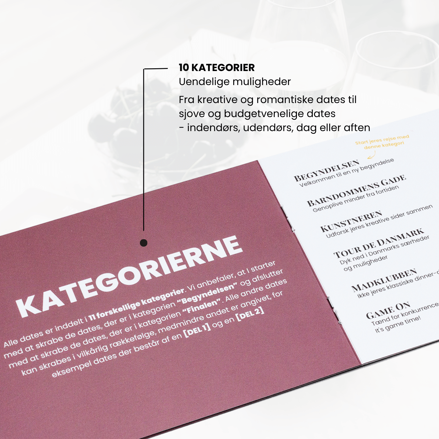 SkjulteOplevelser™ Date Nights – skrab en date kategorier