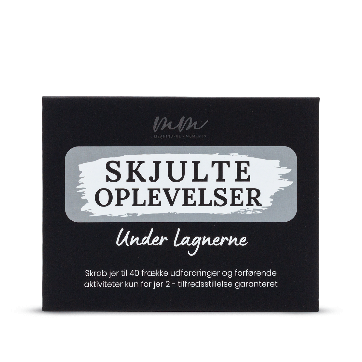 SkjulteOplevelser™ – Under Lagnerne spil med 40 frække og forførende udfordringer for par.